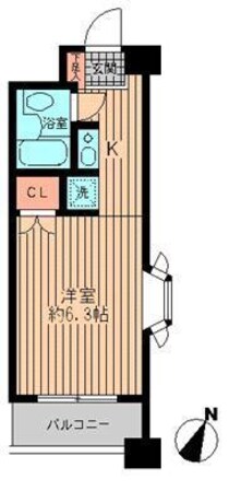 プライムアーバン勝どきの物件間取画像